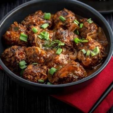 Chicken Manchurian.