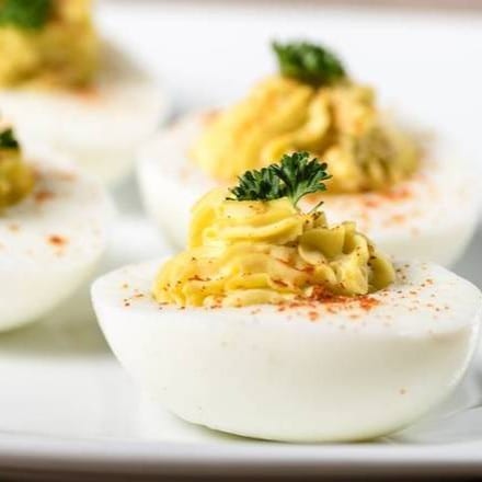 Indian Style Deviled Egg.